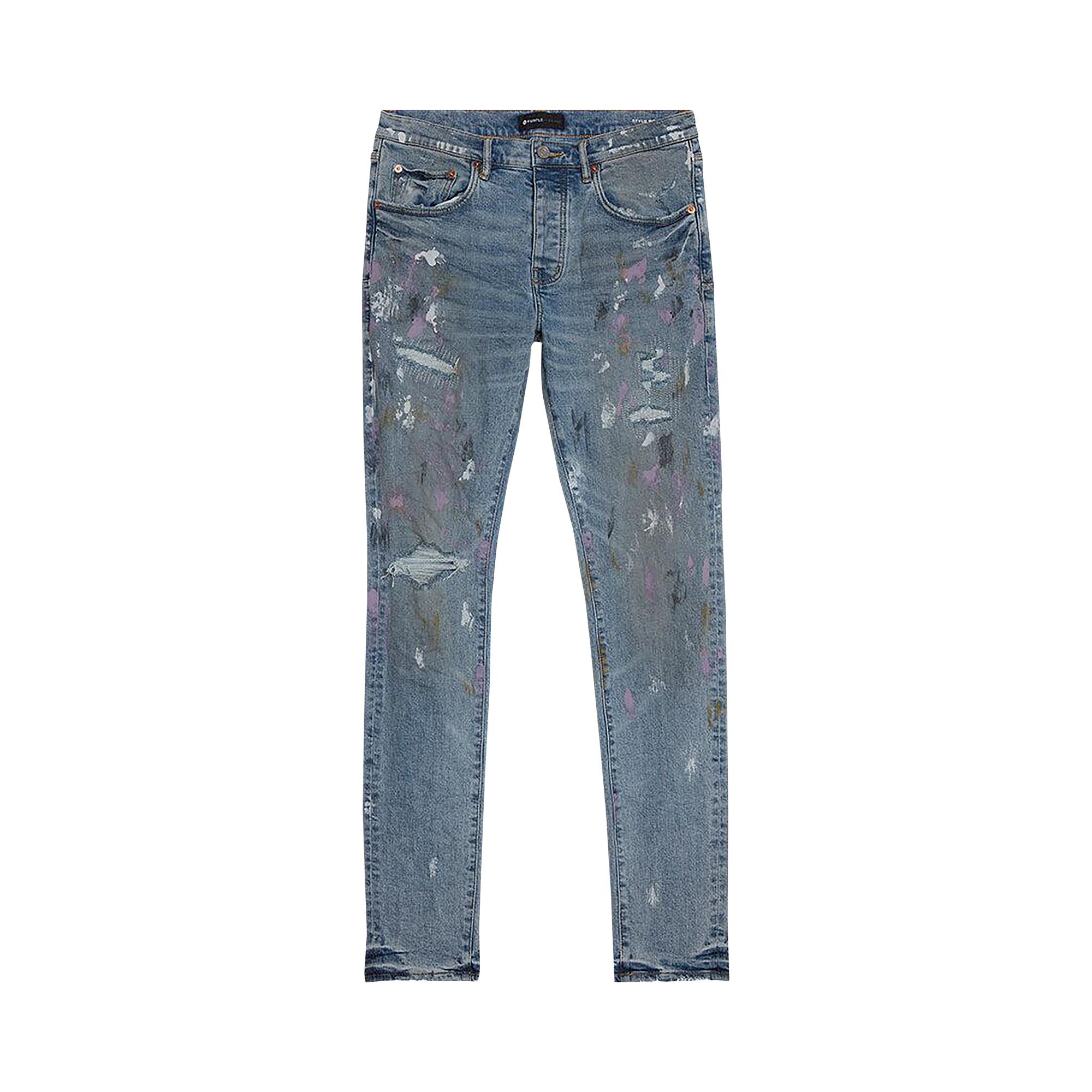 Buy PURPLE BRAND Low Rise Skinny Jeans 'Aged Vintage Indigo