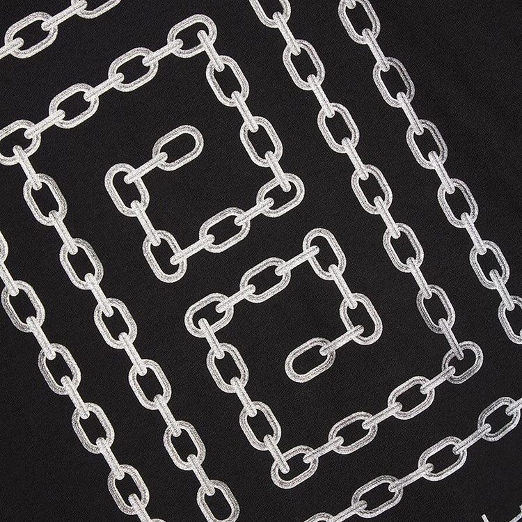 PURPLE BRAND Meander Chain Tee Black