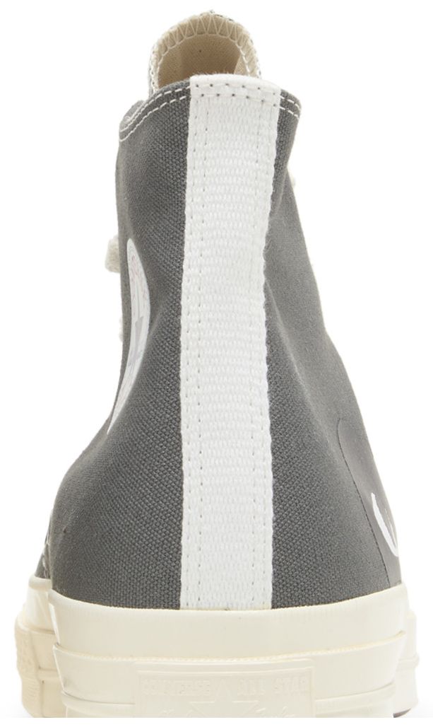 Converse Comme des Garcons PLAY x Chuck 70 High Steel Gray 2023