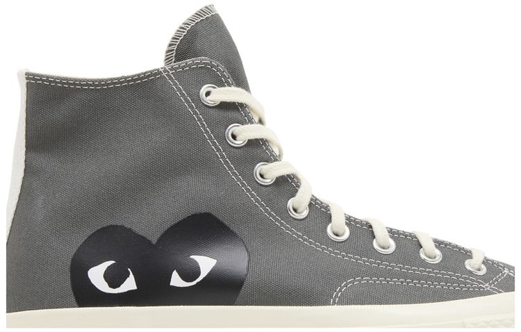 Converse Comme des Garcons PLAY x Chuck 70 High Steel Gray 2023