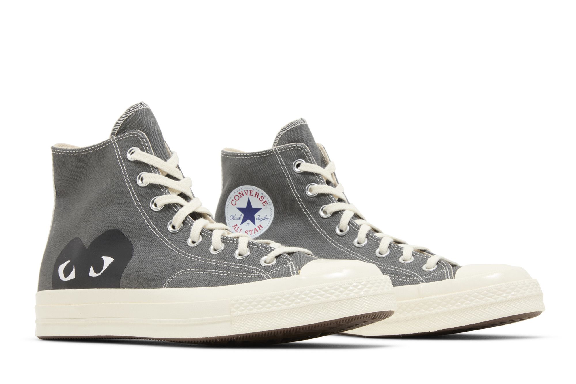 Buy Comme des Garçons PLAY x Chuck 70 High 'Steel Gray' 2023