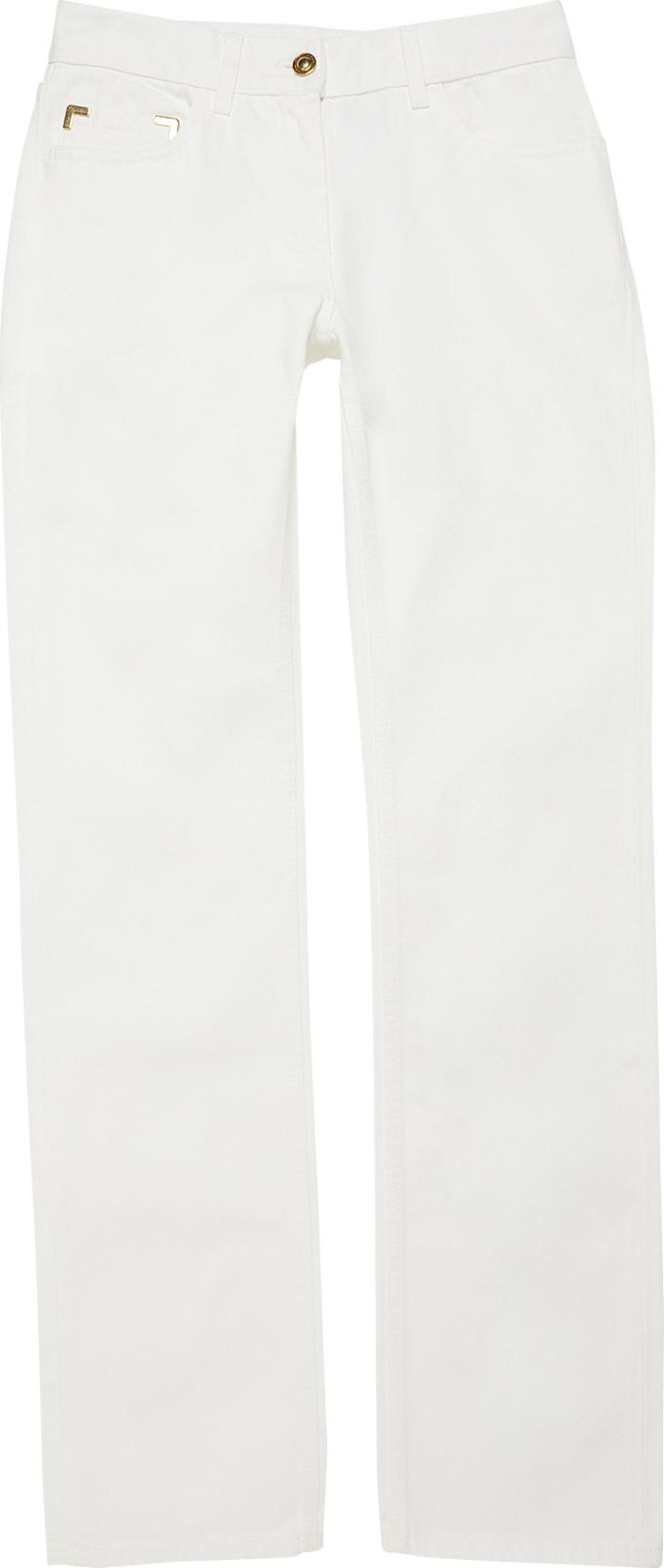 Palm Angels Monogram Embossed Jeans 'Off White'