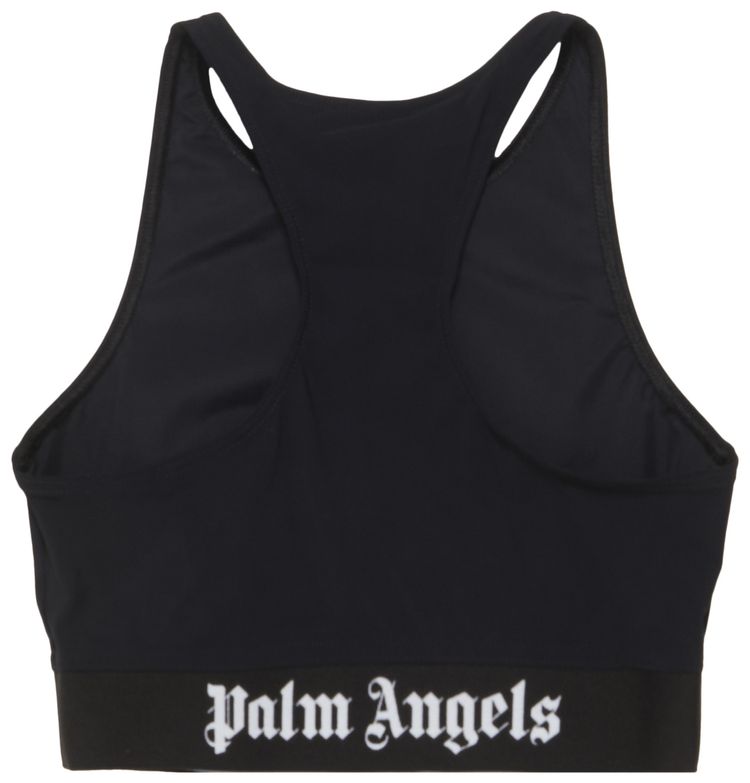 Palm Angels Logo Sport Top BlackWhite
