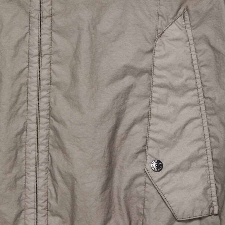 Stone Island Logo Patch Jacket Dove Grey