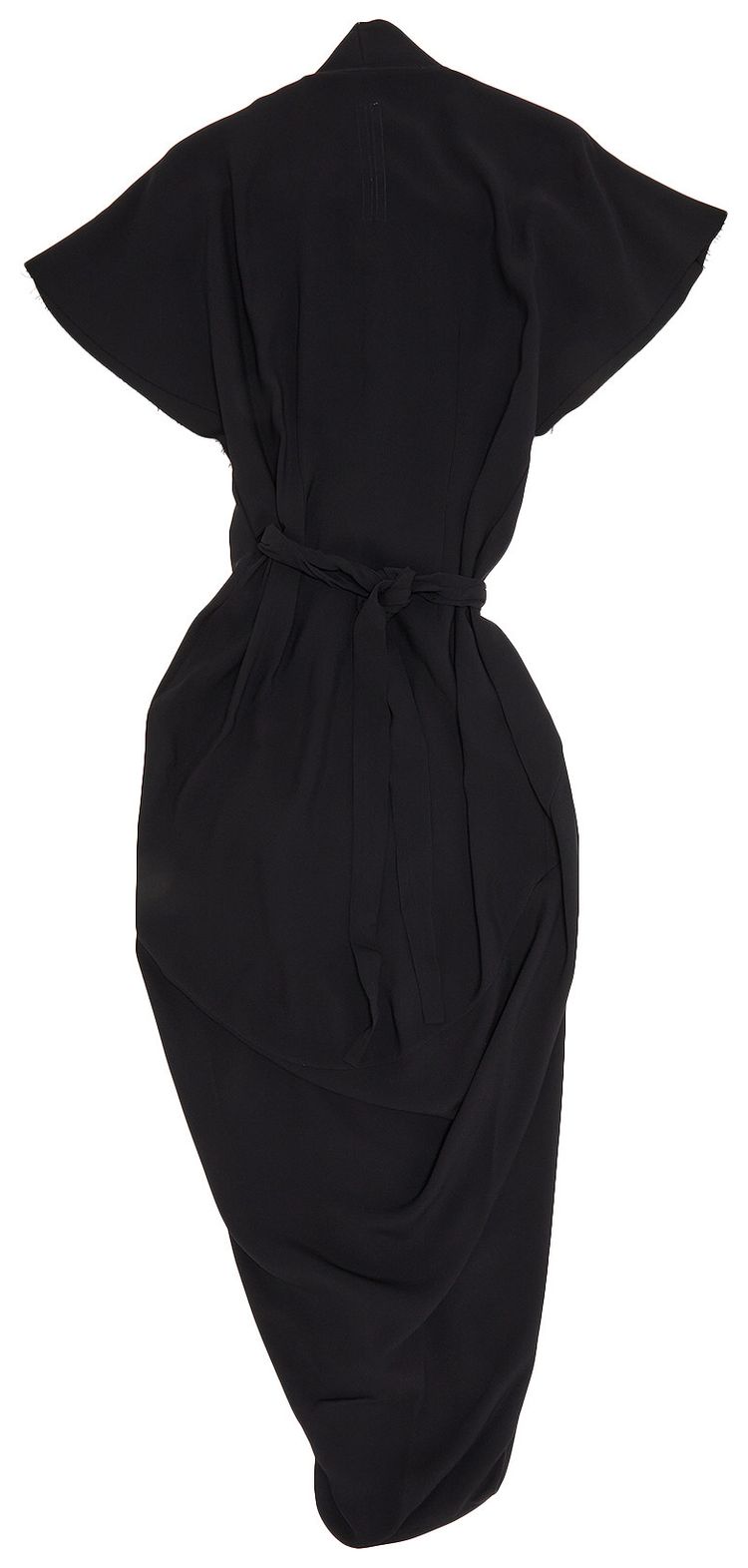 Rick Owens Wrap Dress Black