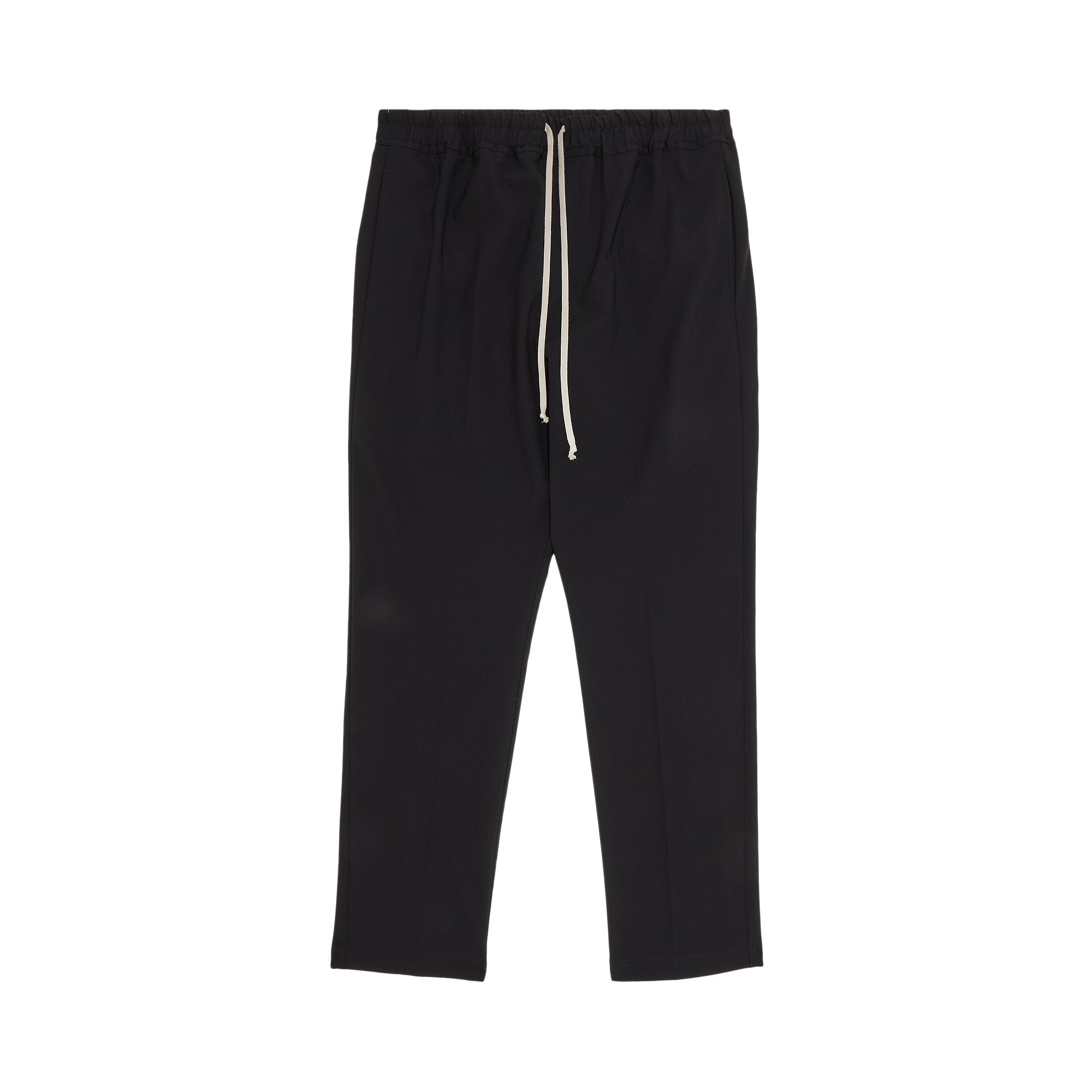 Buy Rick Owens Drawstring Slim Long Pants 'Black' - RU01D3390 ZL 09 | GOAT