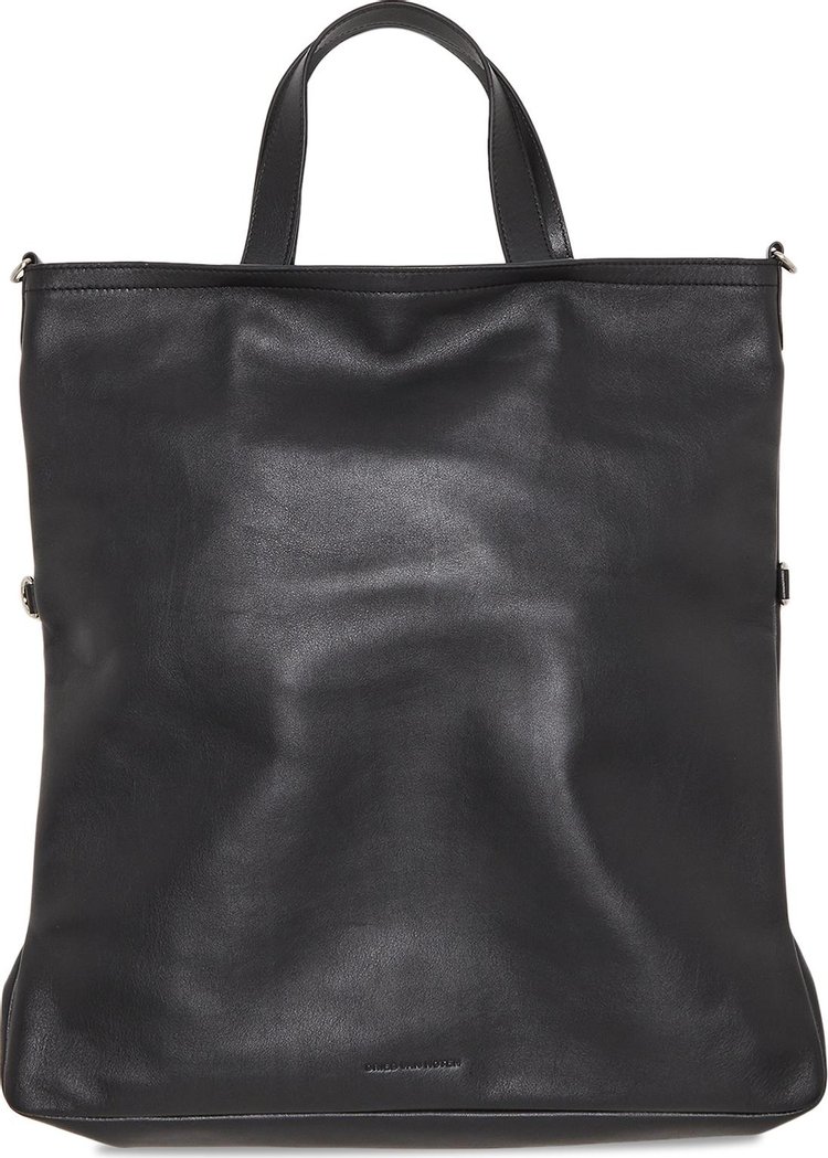 Dries Van Noten Leather Messenger Bag 'Black'