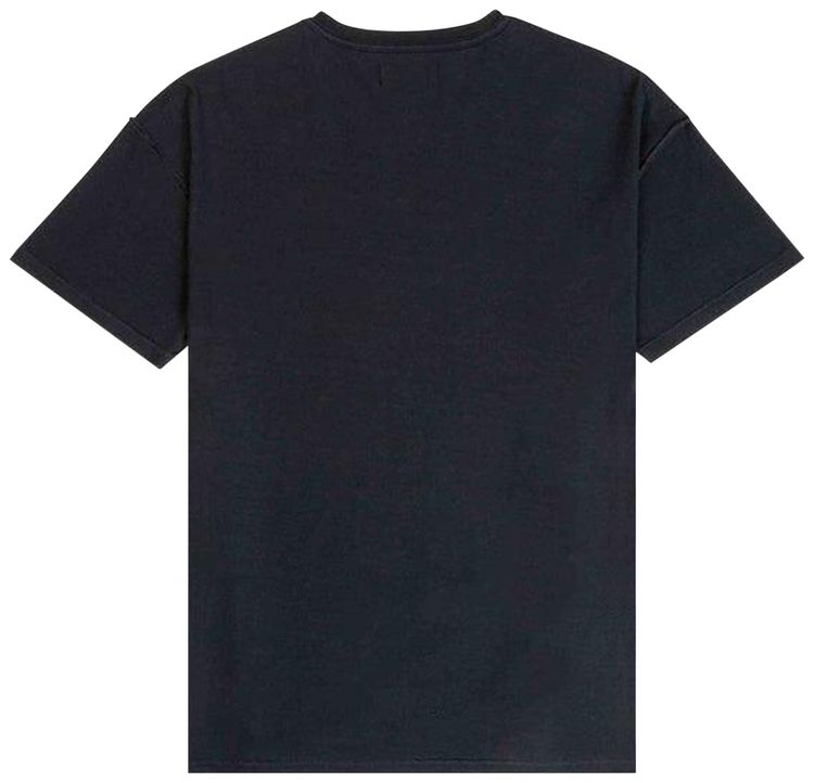 PURPLE BRAND Textured Inside Out Tee Black