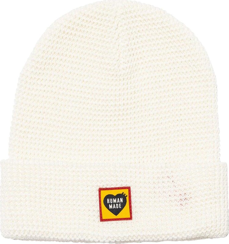 Human Made Waffle Beanie White