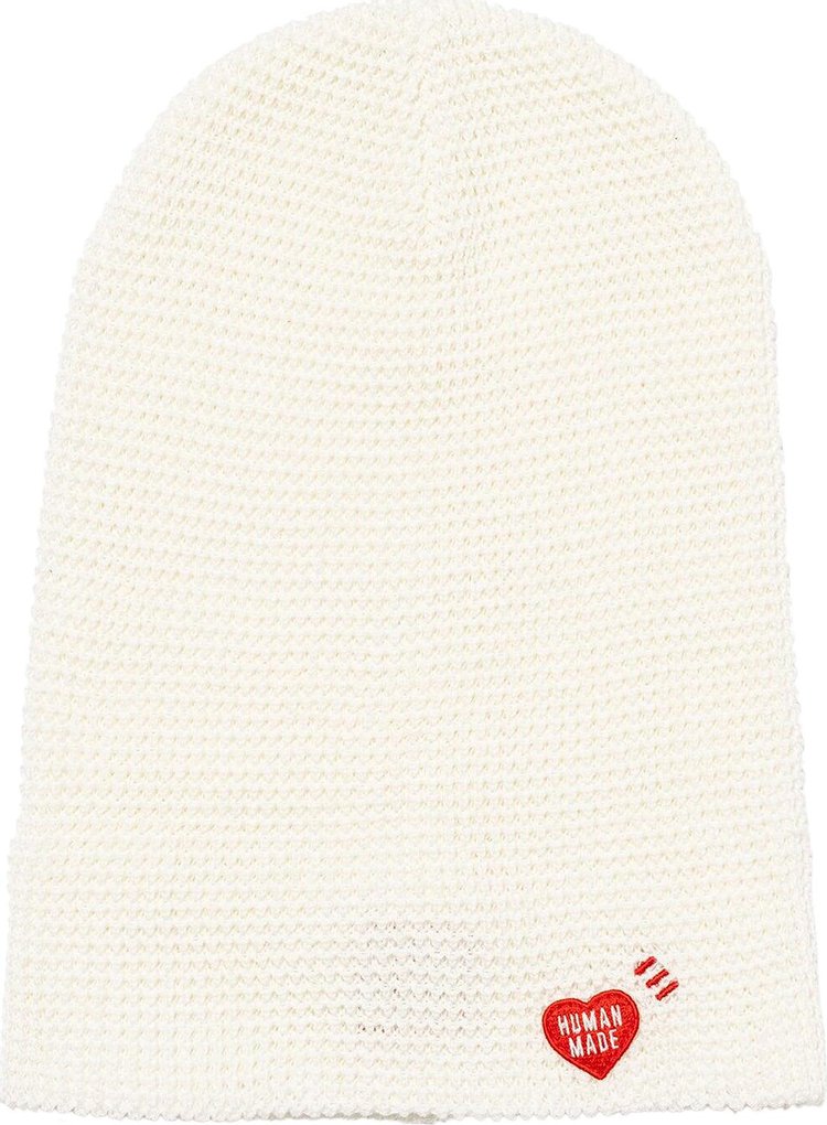 Human Made Waffle Beanie White