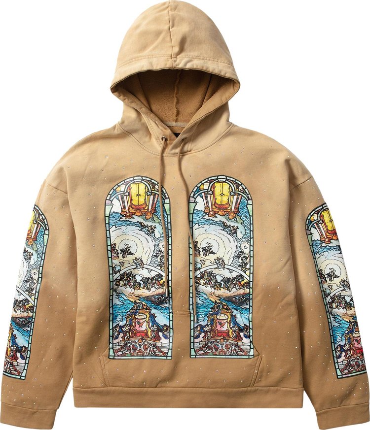 Who Decides War Chalice Embroidered Hoodie Cream