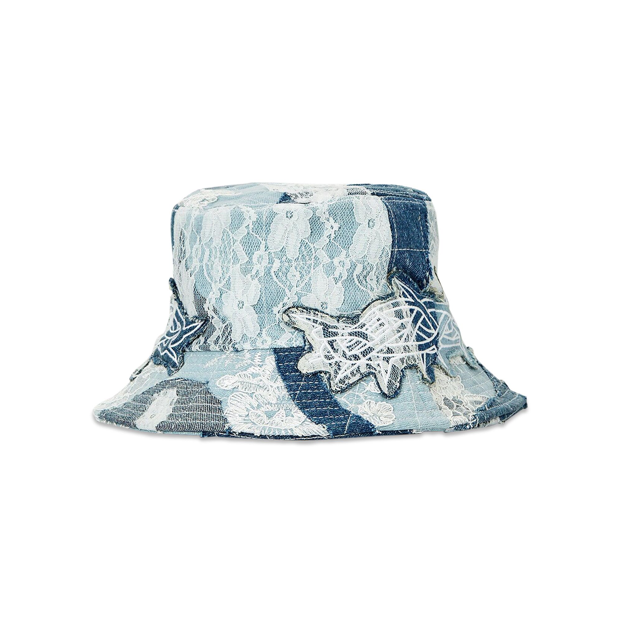 WHO DECIDES WAR バケットハット デニム ブラック WHO DECIDES WAR バケットハット デニム ブラック