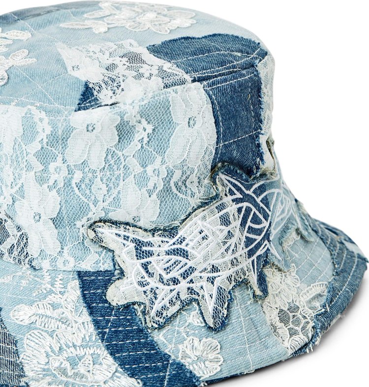 Who Decides War Thorn Wrapped Grid Bucket Hat Sky