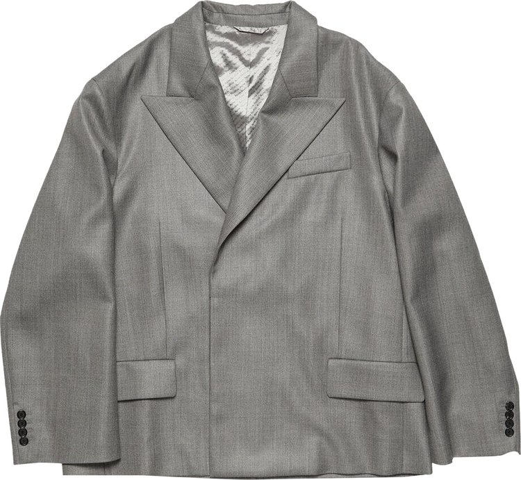 Acne Studios Relaxed Fit Suit Jacket 'Vintage Grey Melange'