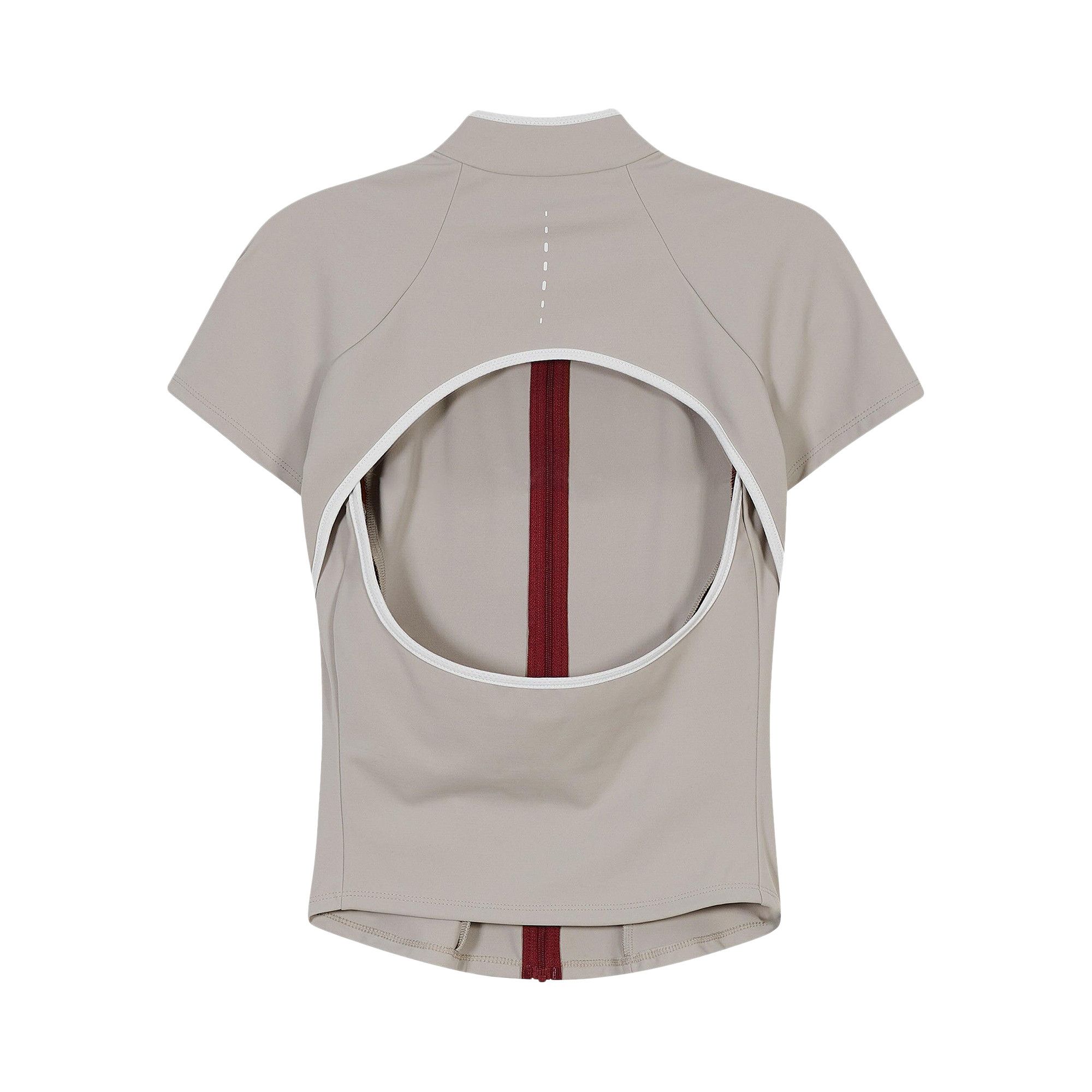 Buy Hyein Seo Slashed Zip Top 'Beige' - SS24 TS8BG BEIG | GOAT