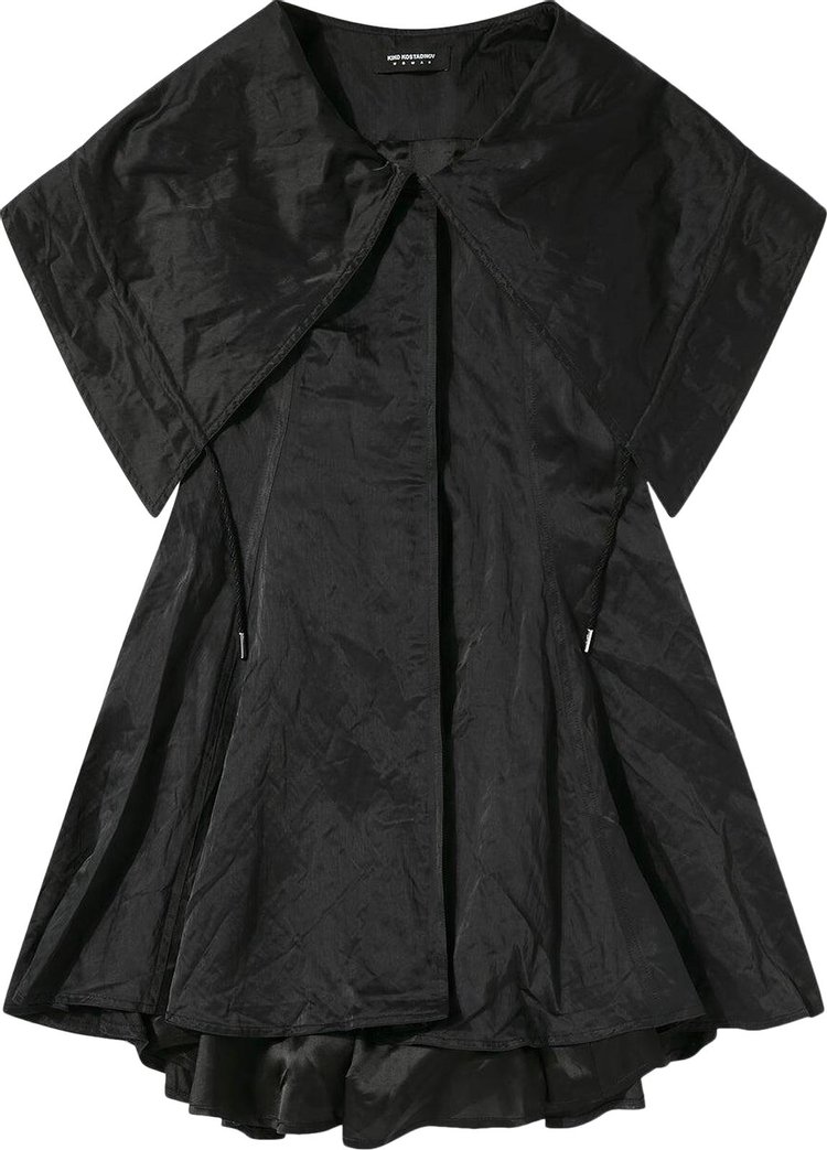 Kiko Kostadinov Mirae Dress 'Pebble Black'