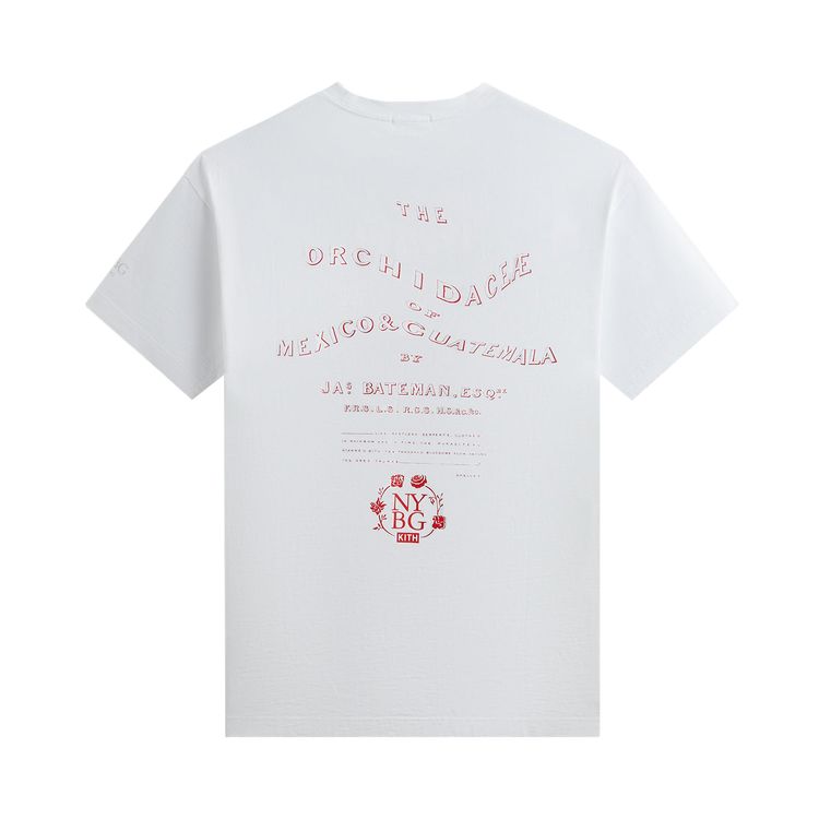 Kith x New York Botanical Garden Title Page Vintage Tee White