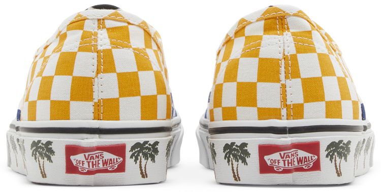 Vans Authentic Sidewall Palm Tree Checkerboard