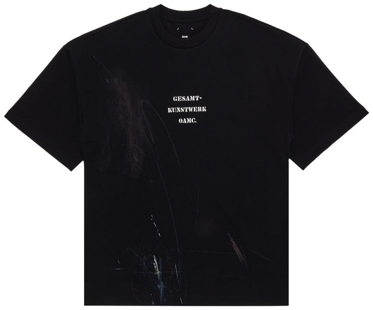 OAMC Scribble T-Shirt 'Black'