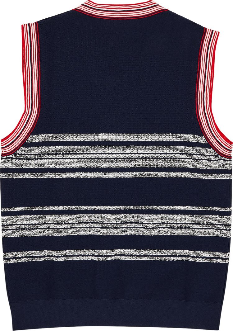 Wales Bonner Shade Vest NavyRedWhite