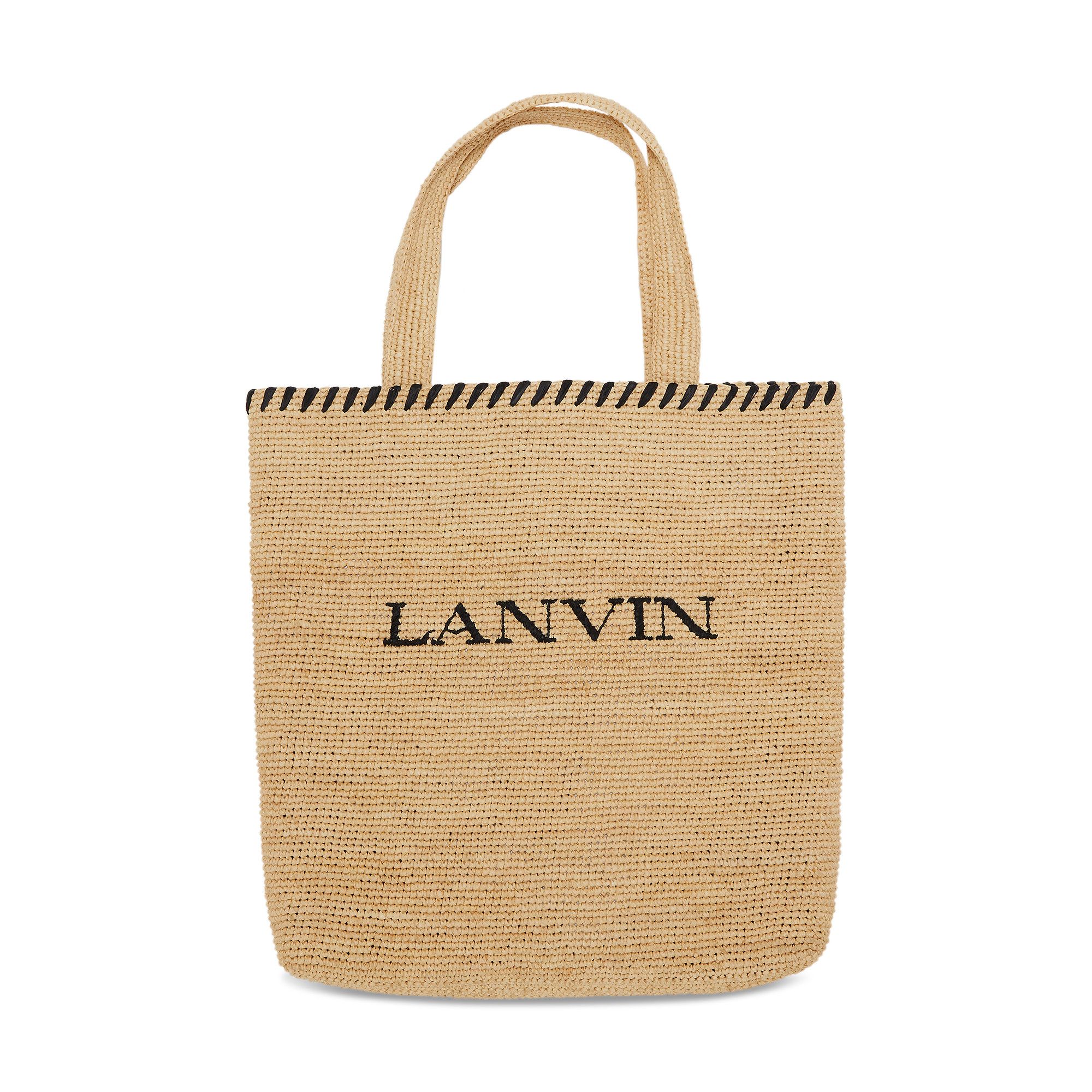 Buy Lanvin Tote Bag Natural Black LW BGST00 RAF1 P24 GOAT
