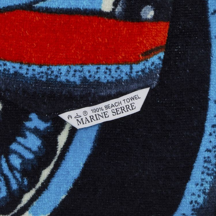Marine Serre Regenerated Jersey Jacquard Towels Shorts Multicolor