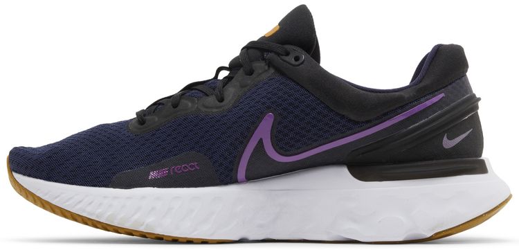 Nike React Miler 3 Blackened Blue Vivid Purple