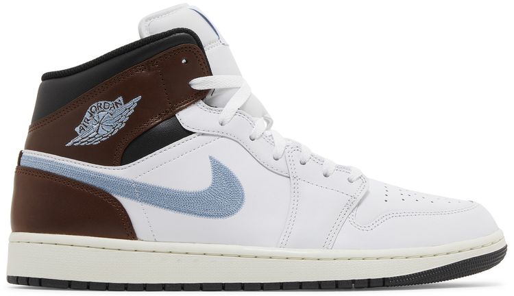 Air Jordan 1 Retro Mid SE Brown Blue Grey