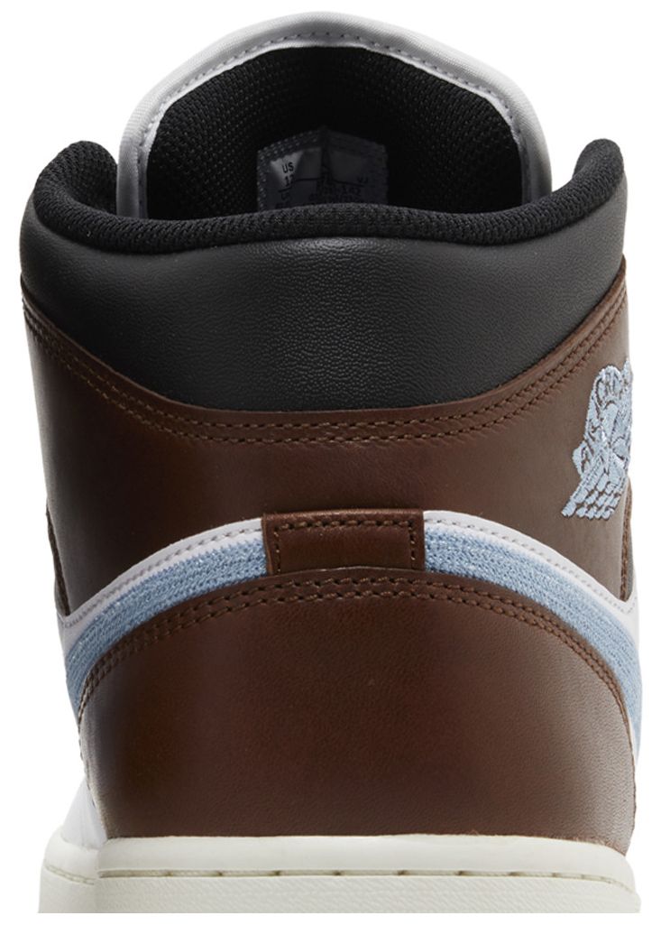 Air Jordan 1 Retro Mid SE Brown Blue Grey