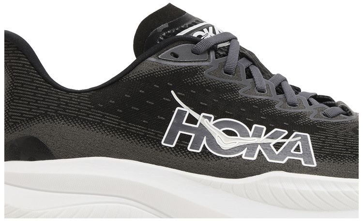 HOKA Mach 6 Wide Black White