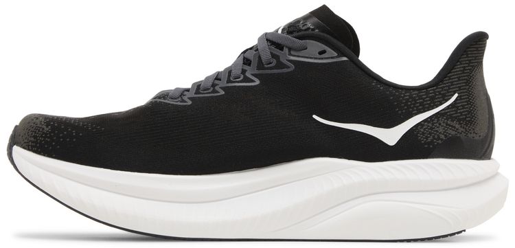 HOKA Mach 6 Wide Black White