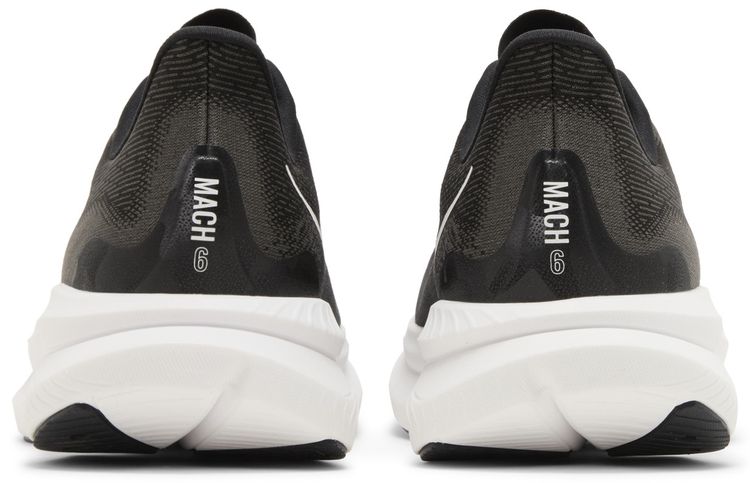HOKA Mach 6 Wide Black White