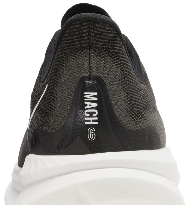 HOKA Mach 6 Wide Black White