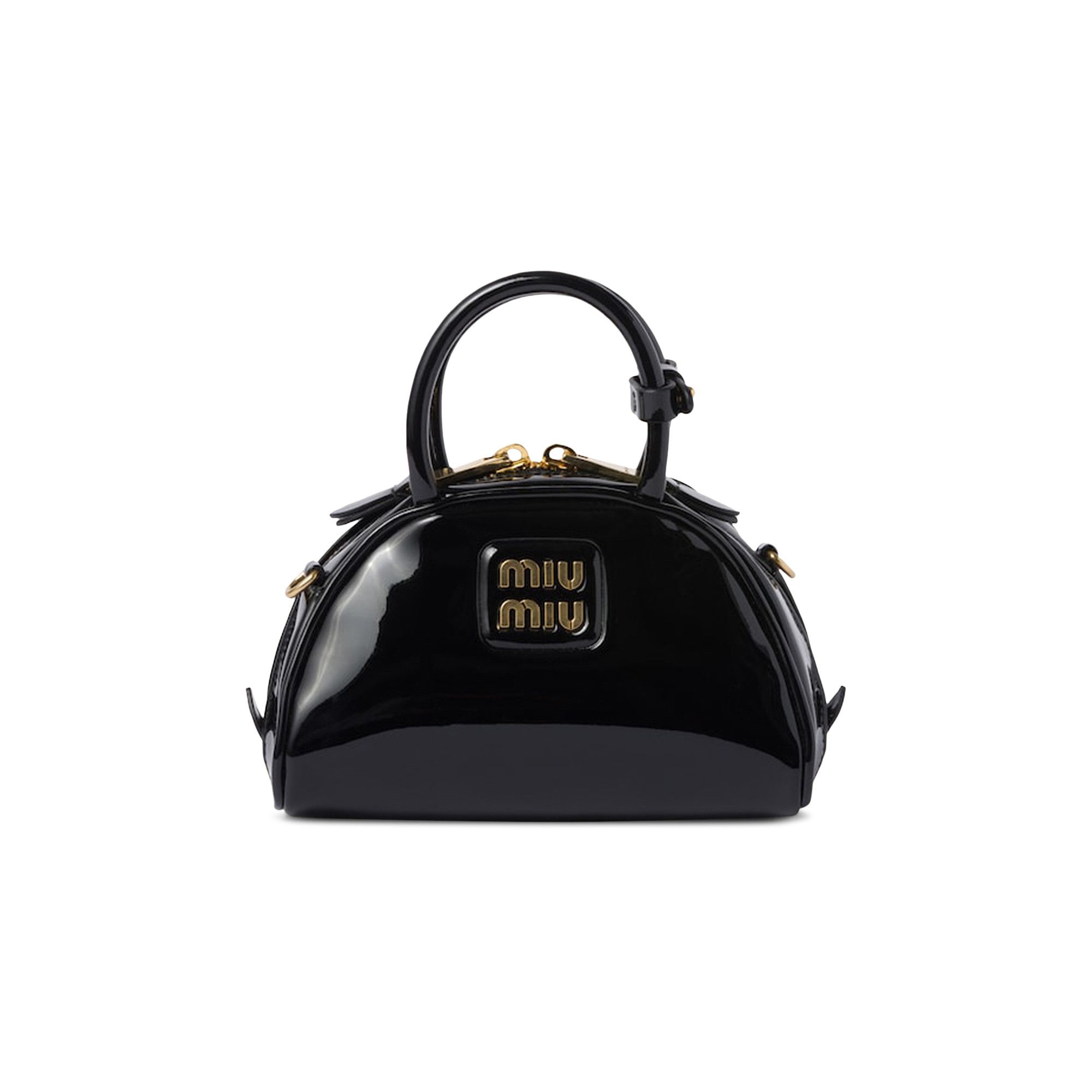 Buy Miu Miu Vernice Miniborse Handbag 'Black' - 5BP085 069