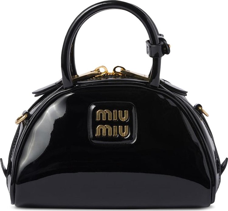 Miu Miu Vernice Miniborse Handbag 'Black'