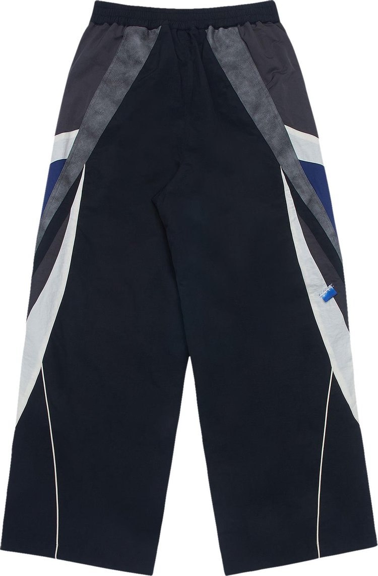 Ader Error Color Block Ankle Drawstring Pants Black