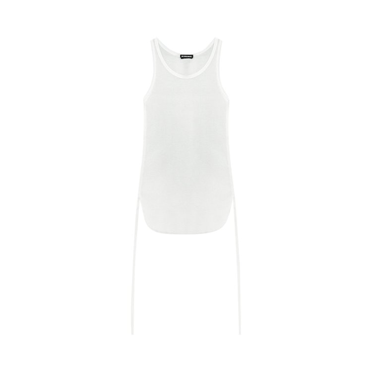 Ann Demeulemeester Mara Wrinkled Cropped Tank Top Clay