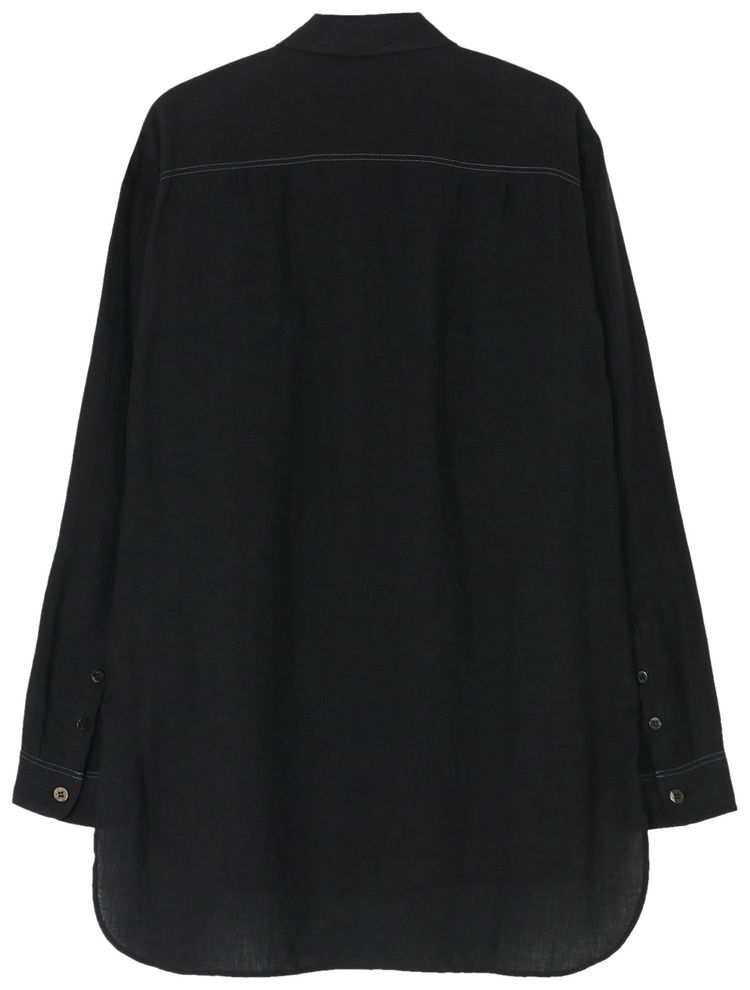 Ys Lawn Out Pocket Shirt Black