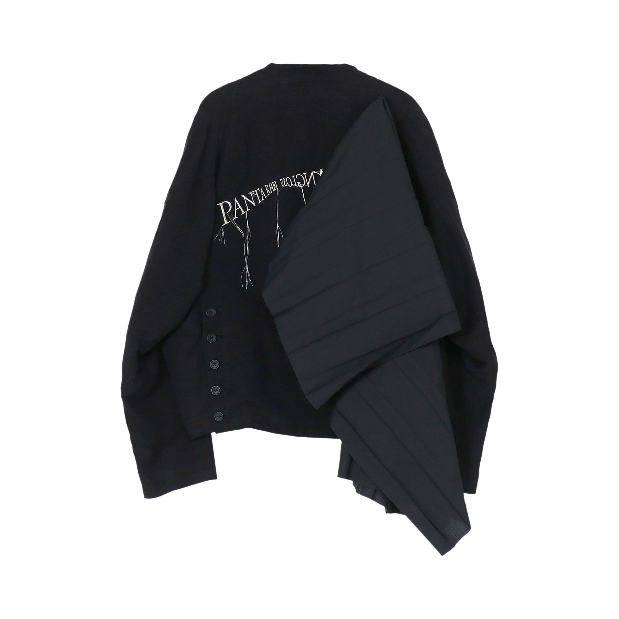 Buy Yohji Yamamoto Pour Homme Embroidery And Pleats Jacket