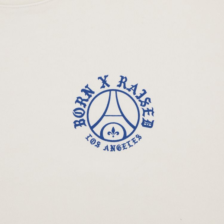 Paris Saint Germain x Born x Raised Off The Pitch Crewneck Cream
