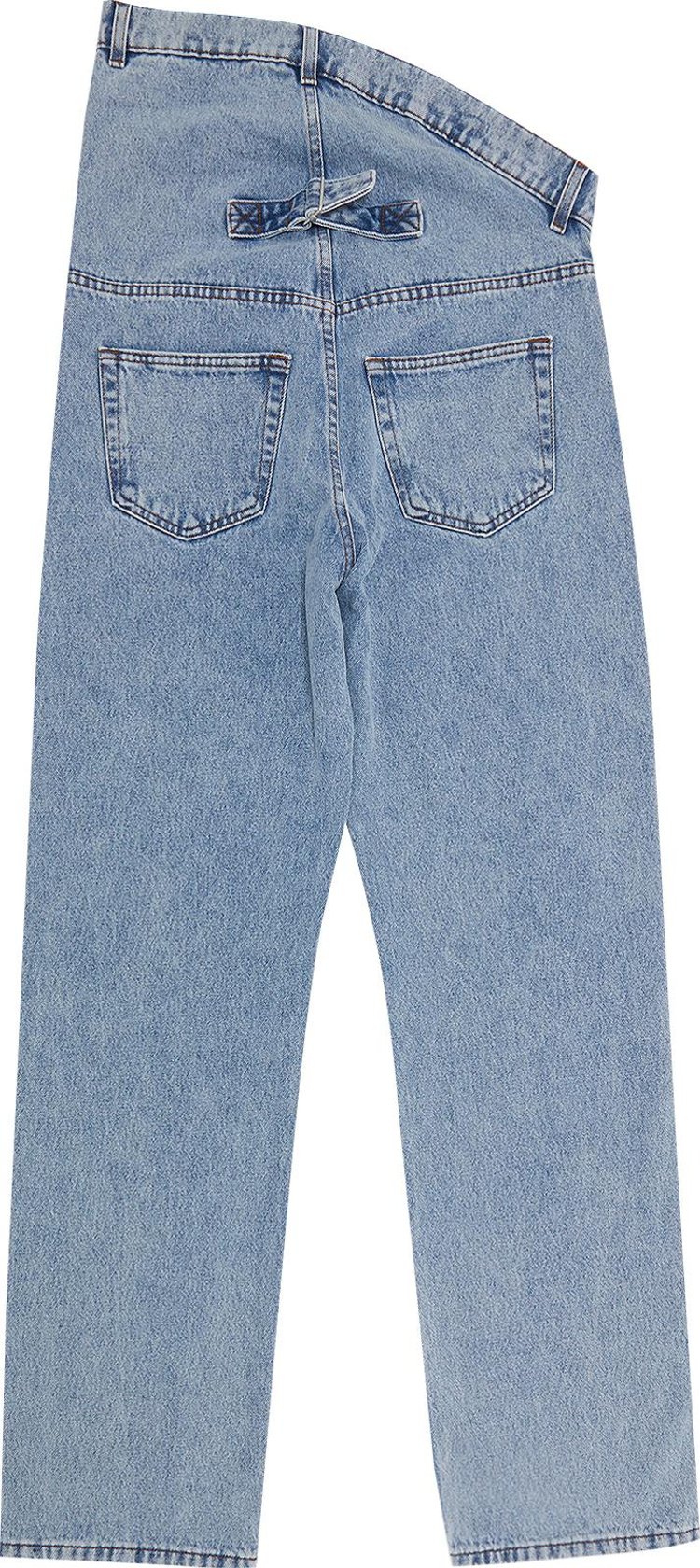 YProject Evergreen Asymmetric Waist Jeans Blue