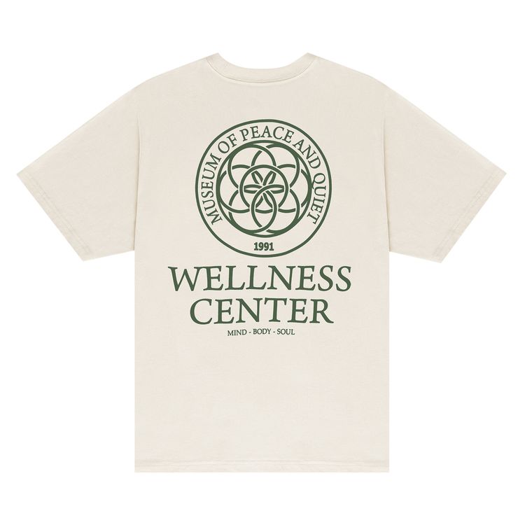 Museum of Peace  Quiet Wellness Center T Shirt Bone