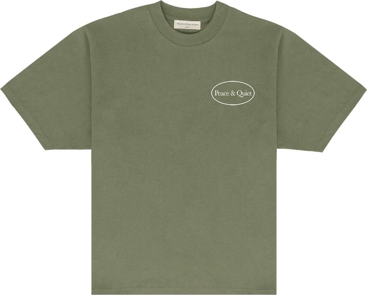 Museum of Peace & Quiet Museum Hours T-Shirt 'Olive'