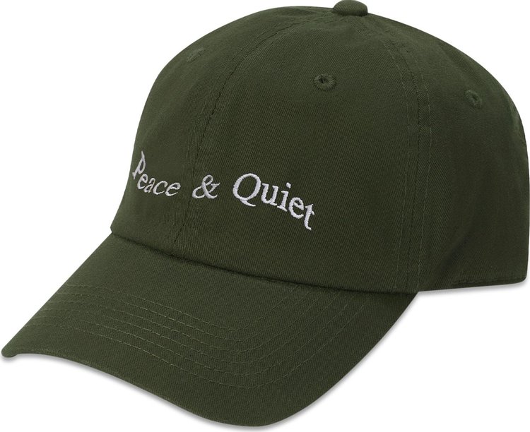 Museum of Peace & Quiet Wordmark Dad Hat 'Olive'