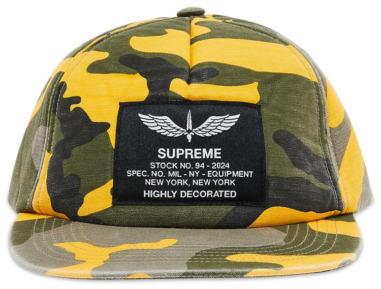 Supreme Surplus 5-Panel 'Yellow Camo'