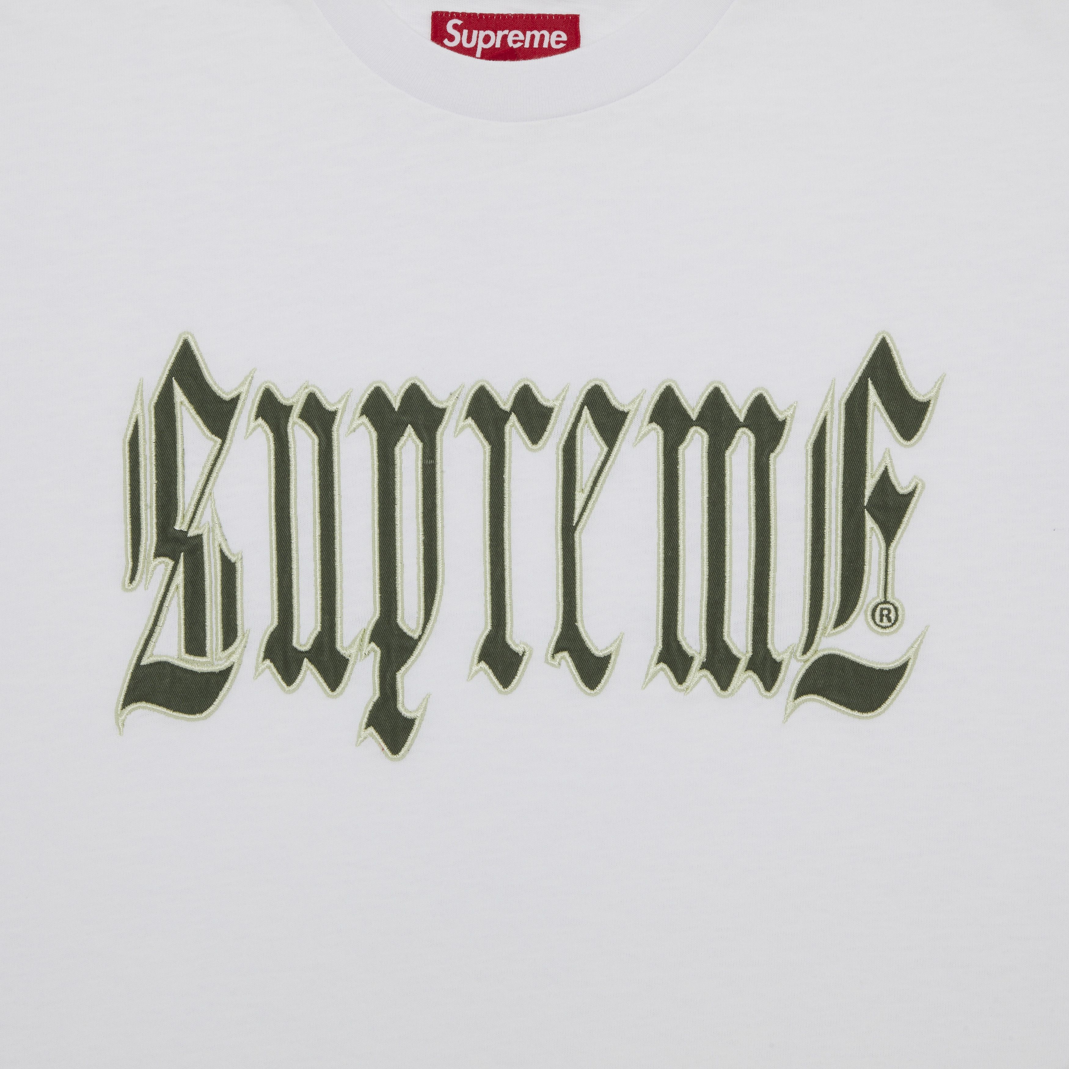 Size xl Supreme Old English Short-Sleeve Top 'White'