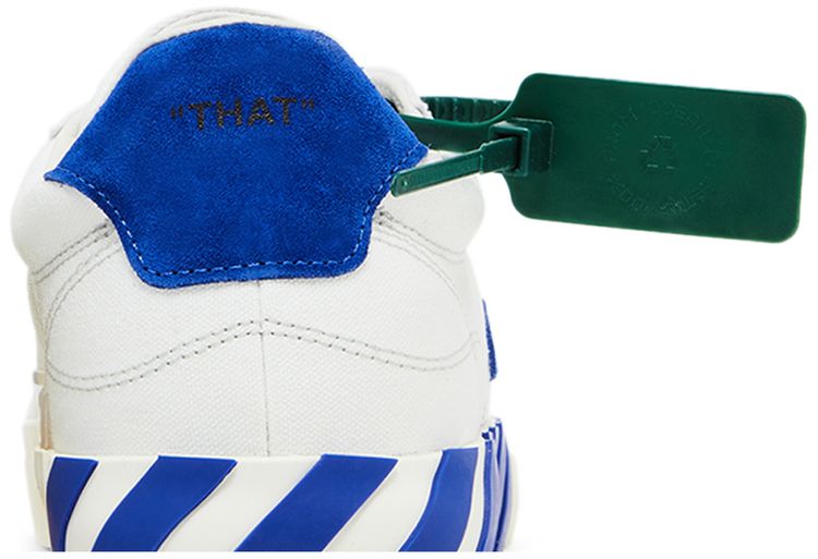 Off White Vulc Sneaker White Navy Blue