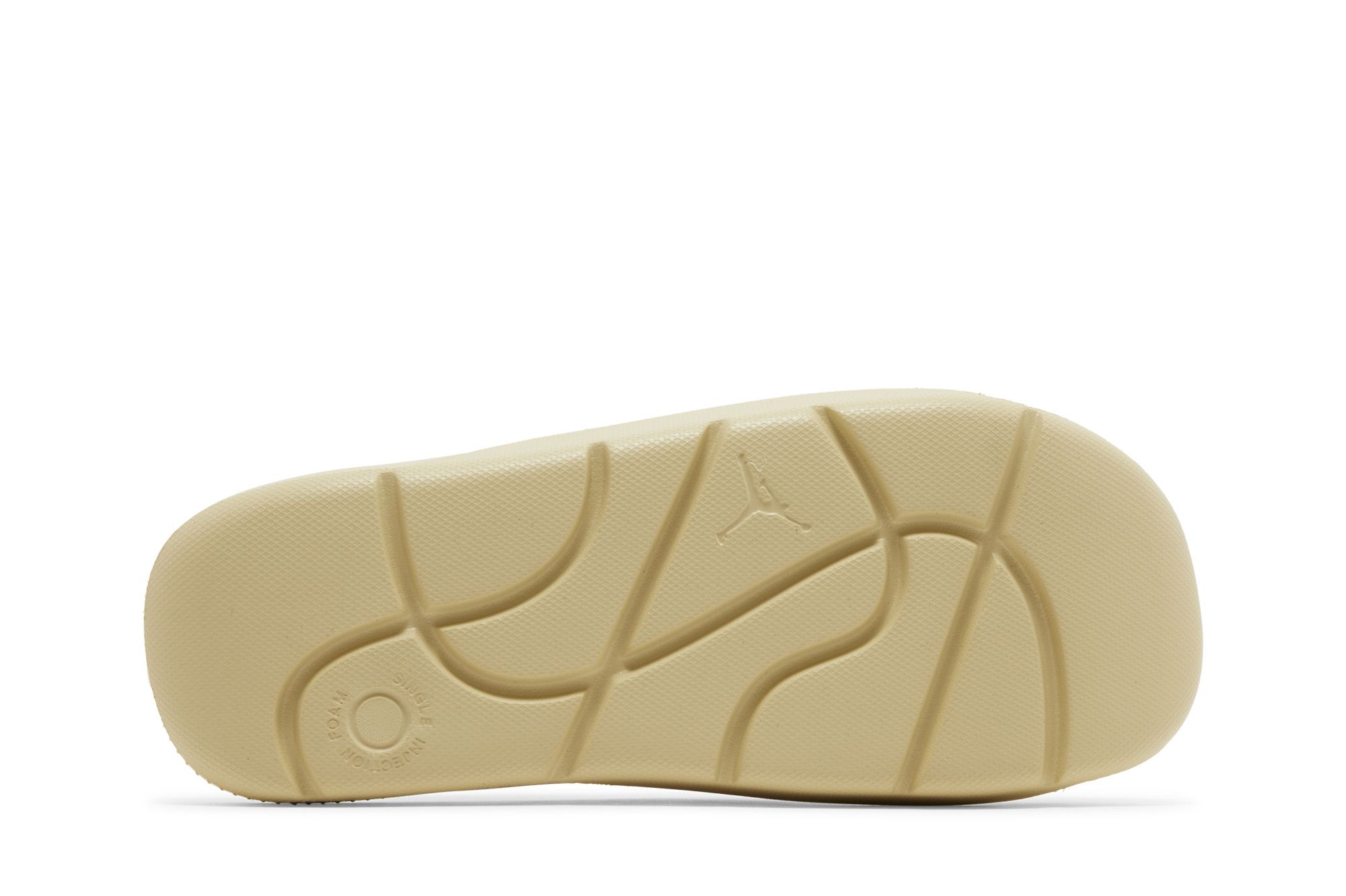 Gold jordan slides sales