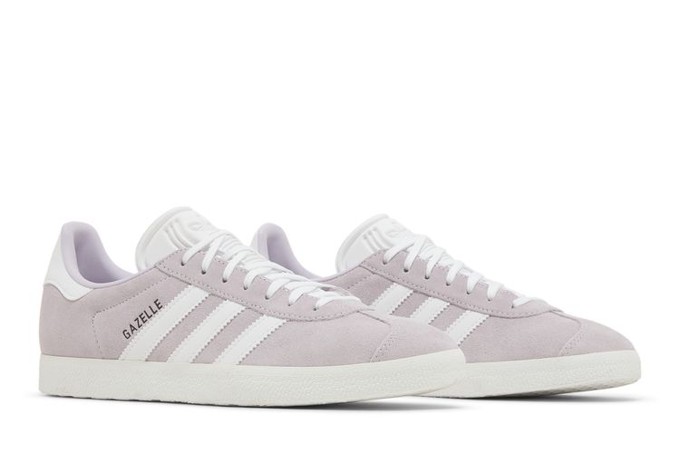 adidas Gazelle Shoes - Women's - Silver Dawn / Cloud White - 6