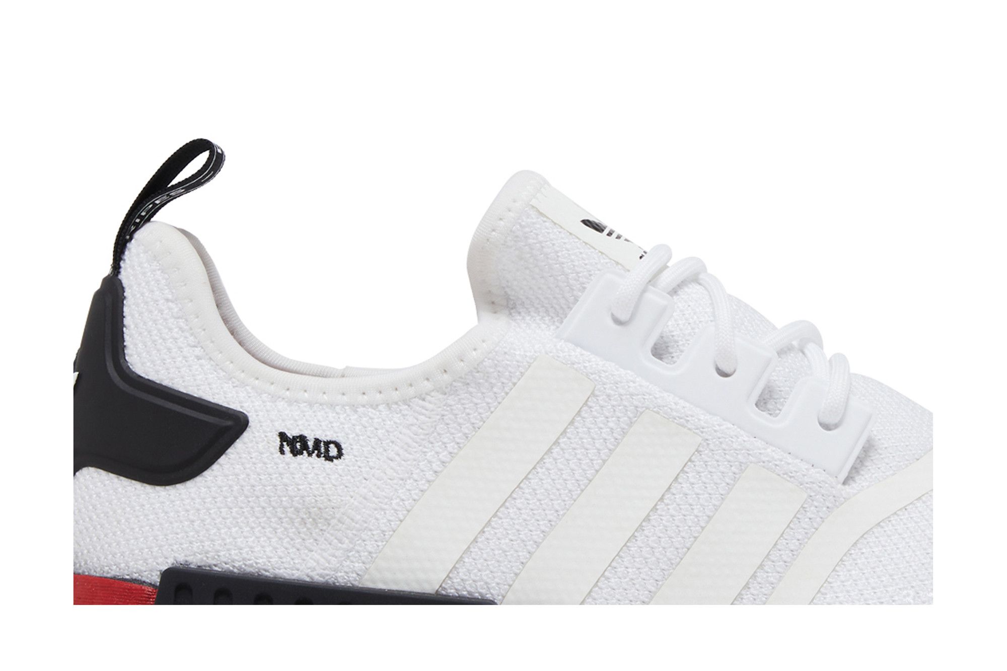 Buy NMD R1 White Black Red HQ2069 GOAT